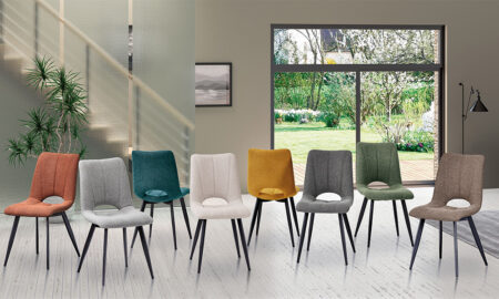 Chaise tissu